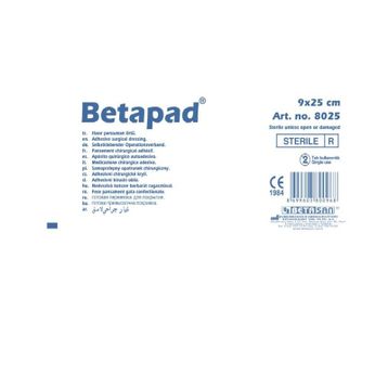 Betapad Hazır 9x25 cm Pansuman Örtüsü
