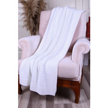 Betires Home TA11019 Beyaz Örgü Koltuk Şalı