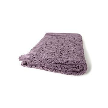 Betires Home TP15006 Mürdüm Örgü Koltuk Şalı