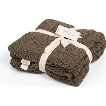 Betires Home TP17001 Haki Örgü Koltuk Şalı