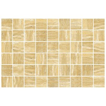 Betsan Modena Travertine Yellow 1 m² 50x50 mm Havuz Mozaik