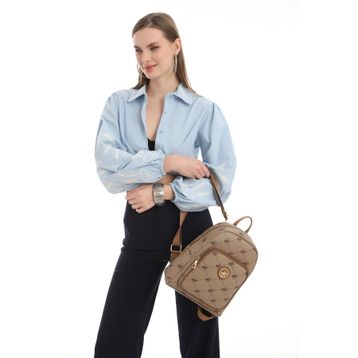 Beverly Hills Polo Club 05BHPC8004 Açık Vizon Kadın Sırt Çantası