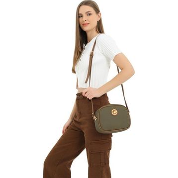 Beverly Hills Polo Club 05BHPC8013-HK Haki 22x16x8 Kadın Çapraz Çanta