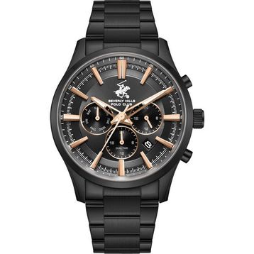 Beverly Hills Polo Club BP3779X.060 Siyah Rose Erkek Kol Saati