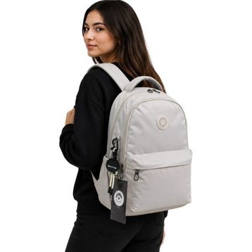 Bevitton 34100 Bej Suya İtici Kumaş Unisex Okul Çantası