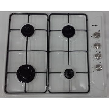 Bexel BSO-91 4 Gözlü Gazlı Emaye Yüzeyli Set Üstü Ocak Beyaz