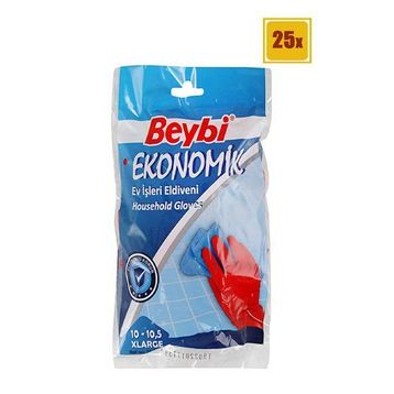 Beybi 10-10.5 25'li Ekonomik Bulaşık Eldiveni