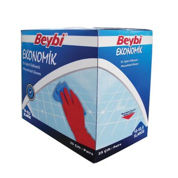 Beybi 10-10.5 25'li Ekonomik Bulaşık Eldiveni