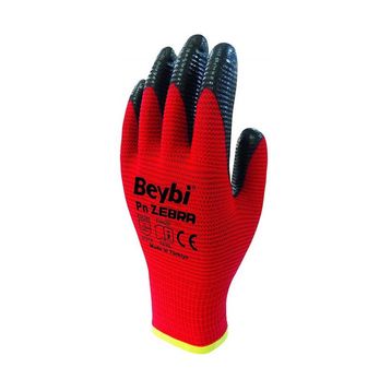 Beybi 135405018 Pn Zebra Nitril İş Eldiveni