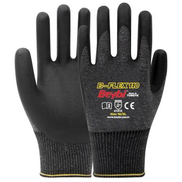 Beybi B-FLEX110 No: 10 144 Çift Likralı Köpük Nitril Eldiven