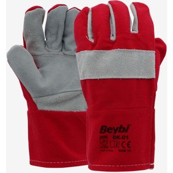 Beybi DK-01 Koton Kırmızı Montaj Eldiveni