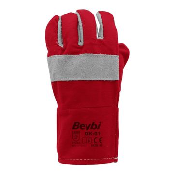 Beybi DK-01 Koton Kırmızı Montaj Eldiveni