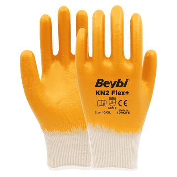 Beybi KN2 Flex NO: 10 Çift Sarı Eldiven