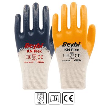 Beybi KN2 Flex NO: 9 Koli Sarı İş Eldiveni