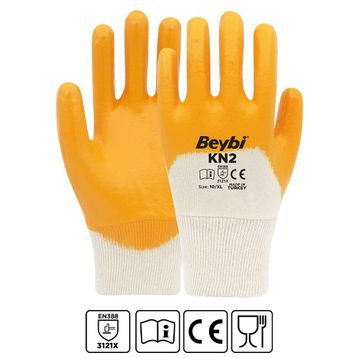Beybi Kn2+ Plus 9 Beden 12 Çift Iş Eldiveni