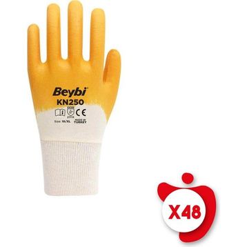 Beybi KN250 Sarı Nitril Eldiven