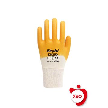Beybi KN250 Sarı Nitril Eldiven