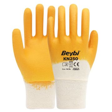 Beybi KN250 Sarı Nitril Eldiven