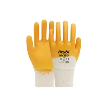 Beybi KN350 288 Çift Pamuk Nitril İş Eldiveni