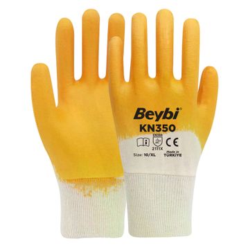 Beybi KN350 No: 9 288 Çift Pamuk Nitril Eldiven