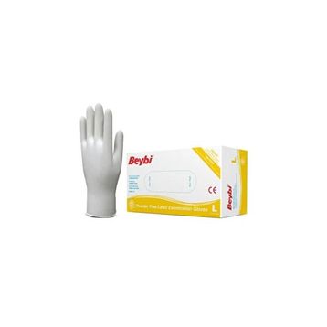 Beybi Lateks 100 Adet Pudrasız Large Muayene Eldiveni