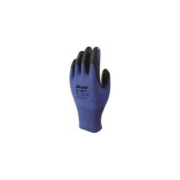 Beybi Nitril Poly Pnzebra 10/XL Beden Mavi Siyah