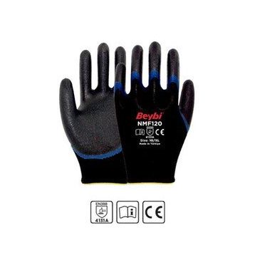 Beybi NMF120 Mikro Köpük Nitril Kaplı Polyester Örgü Eldiven