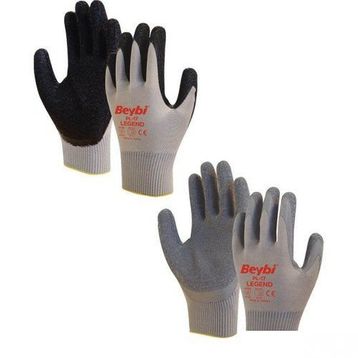 Beybi PL-17 Legend Polyester Örme Lateks Eldiven