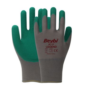 Beybi PL17 Yeşil No 10 Polyester Eldiven
