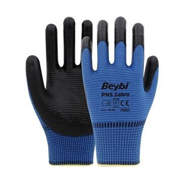 Beybi PN5 Zebra Mavi İş Eldiveni 9 Beden 288 Çift