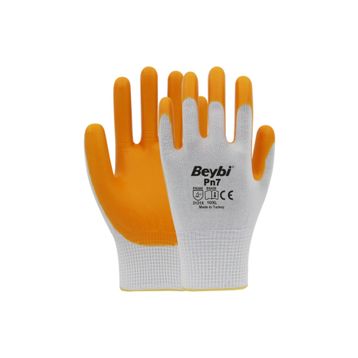 Beybi Pn7 5 Adet Sarı Nitril İş Eldiven