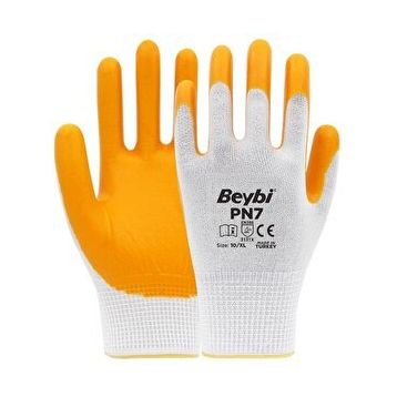 Beybi PN7 Nitril Sarı İş Eldiveni 9 Beden 288 Çift