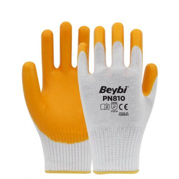 Beybi PN810 Nitril Eldiven Kalın Kaplama