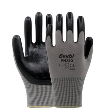 Beybi PN810 Nitril Eldiven Kalın Kaplama