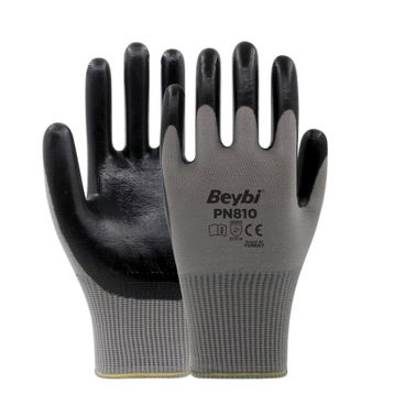 Beybi PN810 Nitril Eldiven Kalın Kaplama
