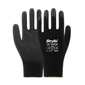 Beybi Pu Touch Siyah No 9 Poliüretan Montaj Eldiveni