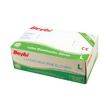 Beybi Pudrasız Nitril L Beden 100'lü Muayene Eldiveni