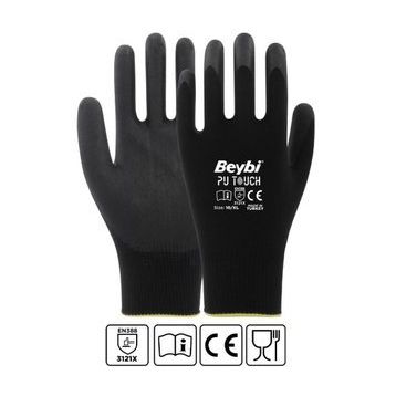 Beybi Sarı Kn2+ Plus 9 Beden 288 Çift Koli Iş Eldiveni