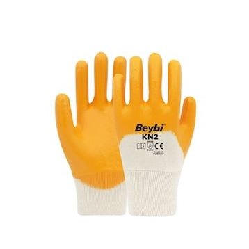 Beybi Sarı Kn2+ Plus 9 Beden 288 Çift Koli Iş Eldiveni