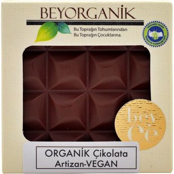 Beyorganik 40 gr %70 Organik Artizan Bitter Çikolata