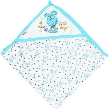 Beyzi Bebe 79x89 Çift Katlı Tavşan Desenli Penye Battaniye