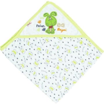 Beyzi Bebe 79x89 Çift Katlı Tavşan Desenli Penye Battaniye