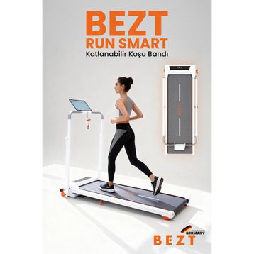 Bezt Run Smart SPR500 Beyaz Katlanabilir Koşu Bandı