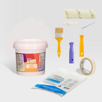 Bi Boya 0.75 lt Kristal Tek Duvar Boyama Seti
