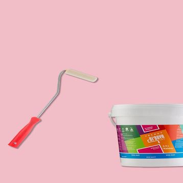 Bi Boya 0.75 lt Pembe İnci Tek Duvar Boyama Seti
