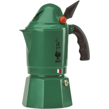Bialetti 2762 Alüminyum Yeşil Moka Express Alpina Espresso Pişirici