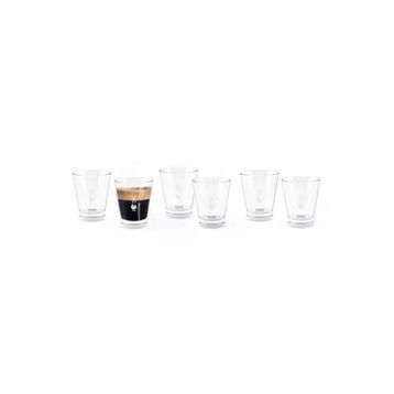Bialetti Cam Espresso 6'lı Bardak Seti