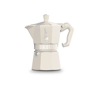 Bialetti Express Excl 3 Cup Krem Moka Pot