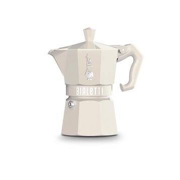 Bialetti Express Excl 3 Cup Krem Moka Pot