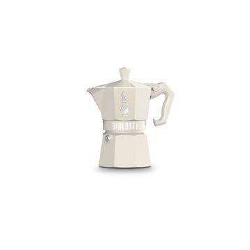 Bialetti Express Excl 3 Cup Krem Moka Pot